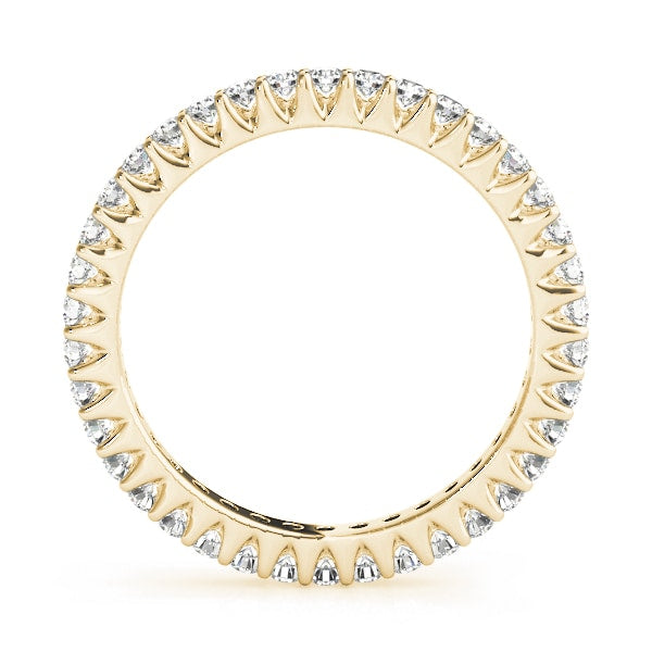 18K Yellow Gold 7/8 ct tw Diamond Wedding Ring