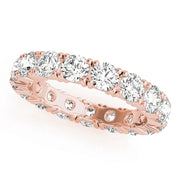 18K Rose Gold 2.38 CT Diamond Wedding Band
