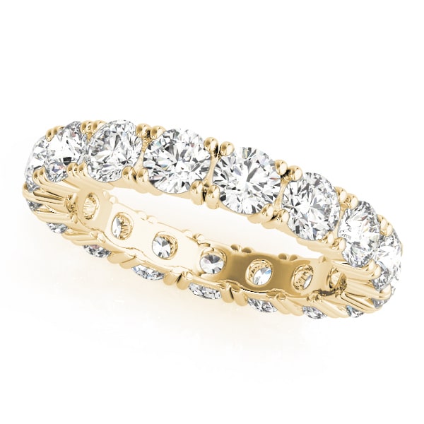 18K Yellow Gold 2 3/8 ct tw Diamond Wedding Ring
