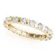 14K Yellow Gold 1.12 ctw Diamond Wedding Band