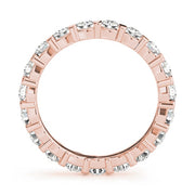 18K Rose Gold 1 1/8 ct tw Diamond Wedding Ring