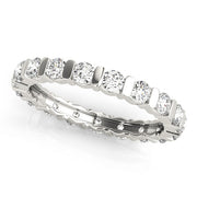 14K White Gold 1 1/8 ct tw Diamond Wedding Ring
