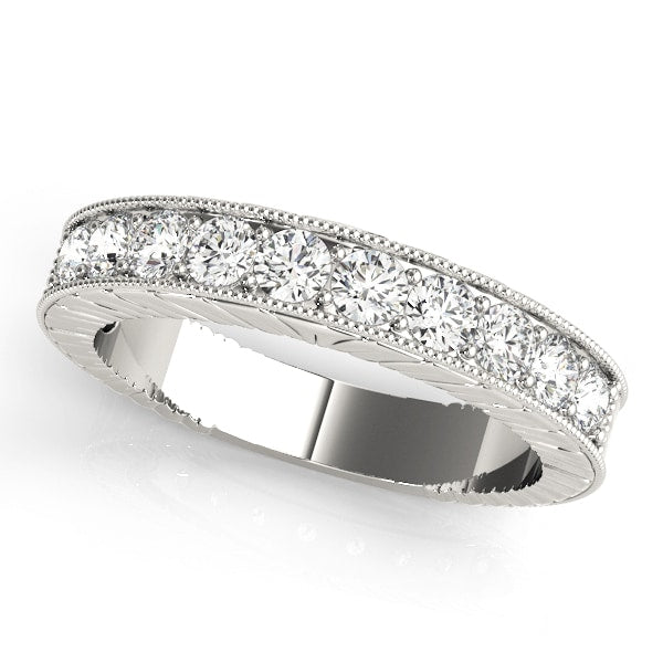 Platinum 7/8 ct tw Diamond Wedding Ring