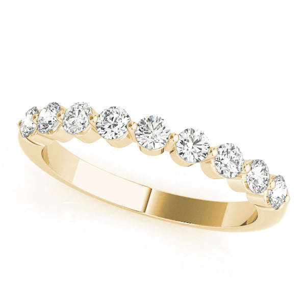 18K Yellow Gold 1/2 ct tw Diamond Wedding Ring