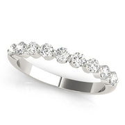 18K White Gold 1/2 ct tw Diamond Wedding Ring