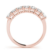 18K Rose Gold 1 ct tw Diamond Wedding Ring