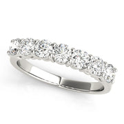 7-Stone Round Diamond Wedding Band