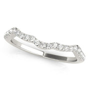 18K White Gold 1/5 ct tw Diamond Wedding Ring