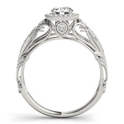 Halo Diamond Engagement Ring