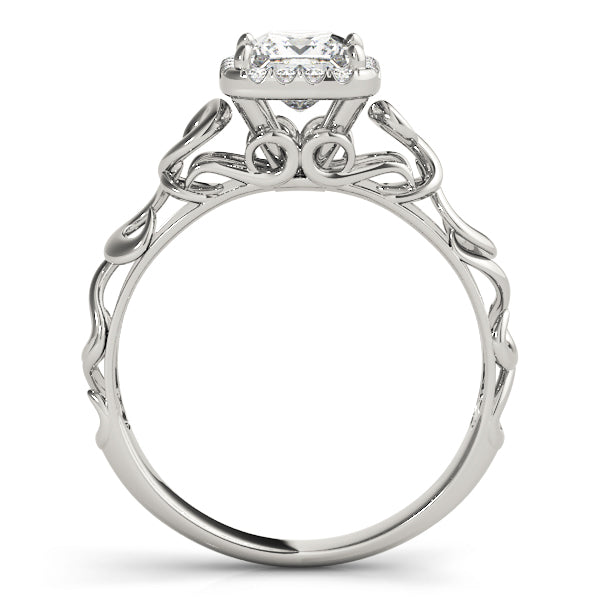 Halo Diamond Engagement Ring