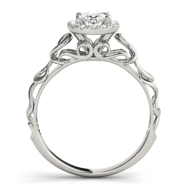 Halo Diamond Engagement Ring