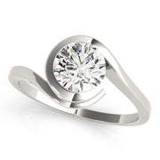 0.5 CT Round Diamond Engagement Solitaire Ring