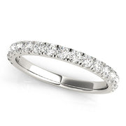 18K White Gold 1 ct tw Diamond Wedding Ring