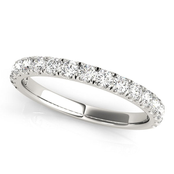 18K White Gold 1 ct tw Diamond Wedding Ring