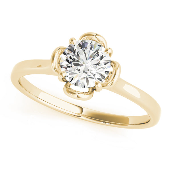 14K Yellow Gold 1/3 ct tw Solitaire Diamond Engagement Ring