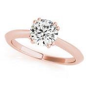 14K Rose Gold 1 ct tw Solitaire Diamond Engagement Ring