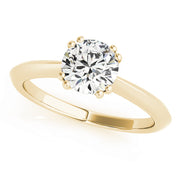 14K Yellow Gold 1ct Diamond Solitaire Engagement Ring