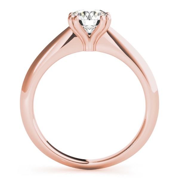 14K Rose Gold 1 ct tw Solitaire Diamond Engagement Ring