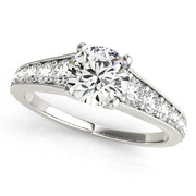 1.0 CT Round Diamond Engagement Ring