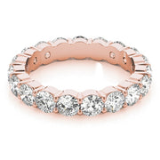 18K Rose Gold 1/2 ct tw Diamond Wedding Ring