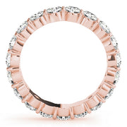 14K Rose Gold 1/2 ct tw Diamond Wedding Ring