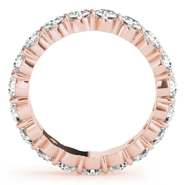 14K Rose Gold 1/2 ct tw Diamond Wedding Ring
