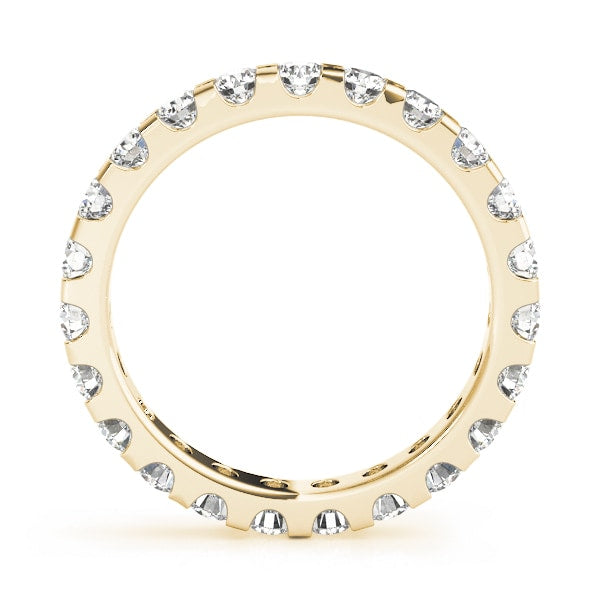 18K Yellow Gold 1/4 ct tw Diamond Wedding Ring