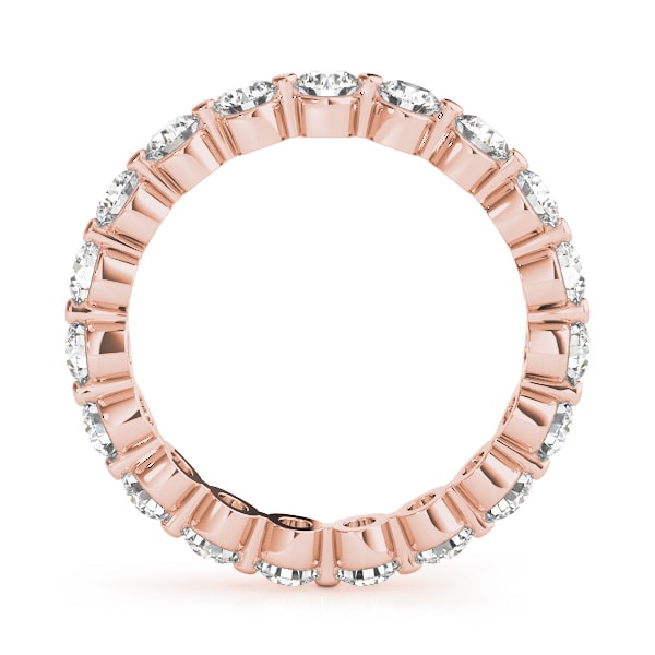 18K Rose Gold 5/8 ct tw Diamond Wedding Ring