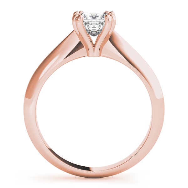14K Rose Gold 5/8 ct tw Solitaire Diamond Engagement Ring
