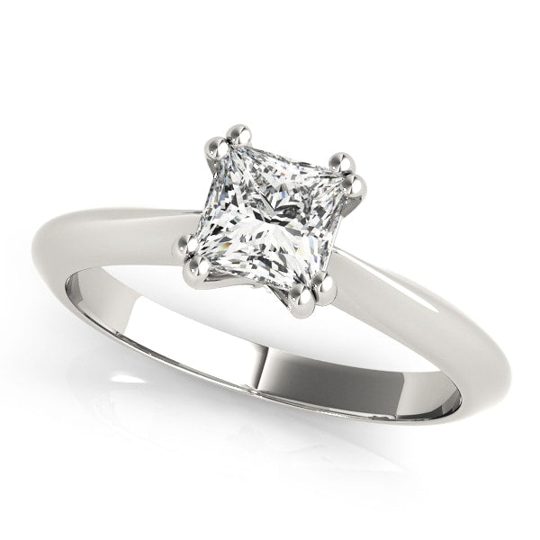14K White Gold 5/8 ct tw Solitaire Diamond Engagement Ring