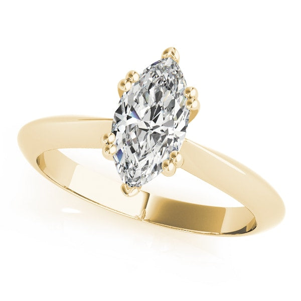 18K Yellow Gold 1 ct tw Solitaire Diamond Engagement Ring
