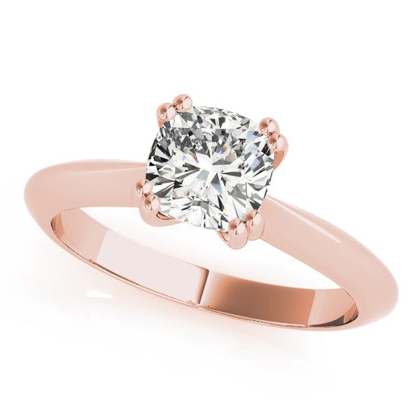 14K Rose Gold 1/2 ct tw Solitaire Diamond Engagement Ring
