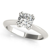 14K White Gold 1/2 ct tw Solitaire Diamond Engagement Ring