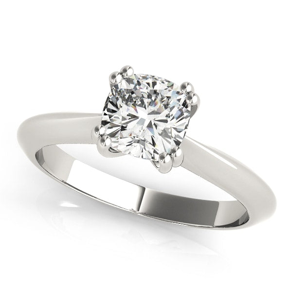 14K White Gold 1/2 ct tw Solitaire Diamond Engagement Ring