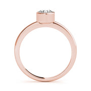 18K Rose Gold 1/2 ct tw Solitaire Diamond Engagement Ring