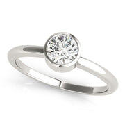 Platinum 1/2 ct tw Solitaire Diamond Engagement Ring