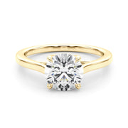 14K Yellow Gold 1 1/2 ct tw Solitaire Diamond Engagement Ring