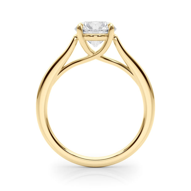 18K Yellow Gold 1 1/2 ct tw Solitaire Diamond Engagement Ring