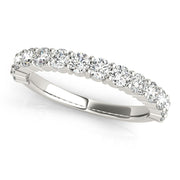 18K White Gold 1 ct tw Diamond Wedding Ring