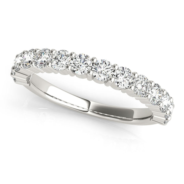 18K White Gold 1 ct tw Diamond Wedding Ring