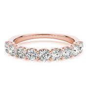 14K Rose Gold 1 ct tw Diamond Wedding Ring