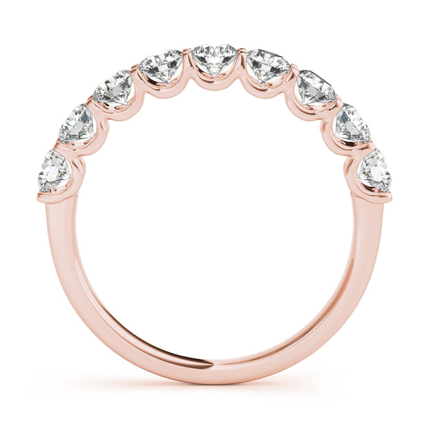 14K Rose Gold 1 ct tw Diamond Wedding Ring