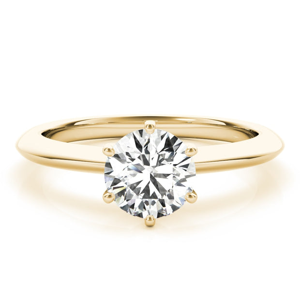 14K Yellow Gold 1 ct tw Solitaire Diamond Engagement Ring