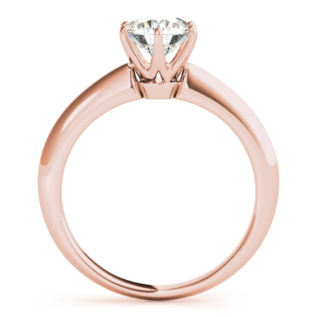 14K Rose Gold 1 ct tw Solitaire Diamond Engagement Ring