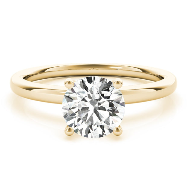 18K Yellow Gold 1 ct tw Solitaire Diamond Engagement Ring