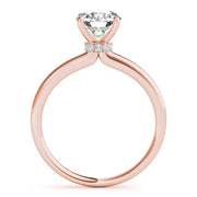 14K Rose Gold 1 ct tw Solitaire Diamond Engagement Ring