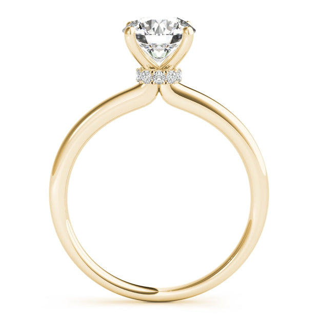 14K Yellow Gold 1 ct tw Solitaire Diamond Engagement Ring