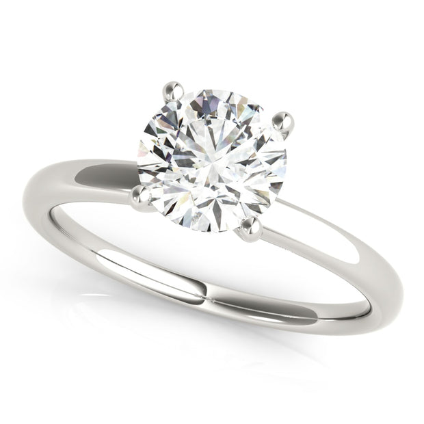 Platinum 1 ct tw Solitaire Diamond Engagement Ring