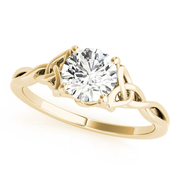 14K Yellow Gold 1/2 ct tw Solitaire Diamond Engagement Ring