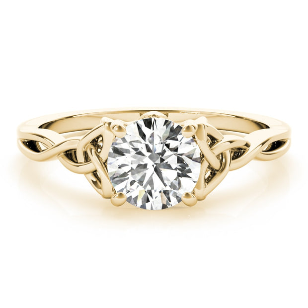 14K Yellow Gold 1/2 ct tw Solitaire Diamond Engagement Ring